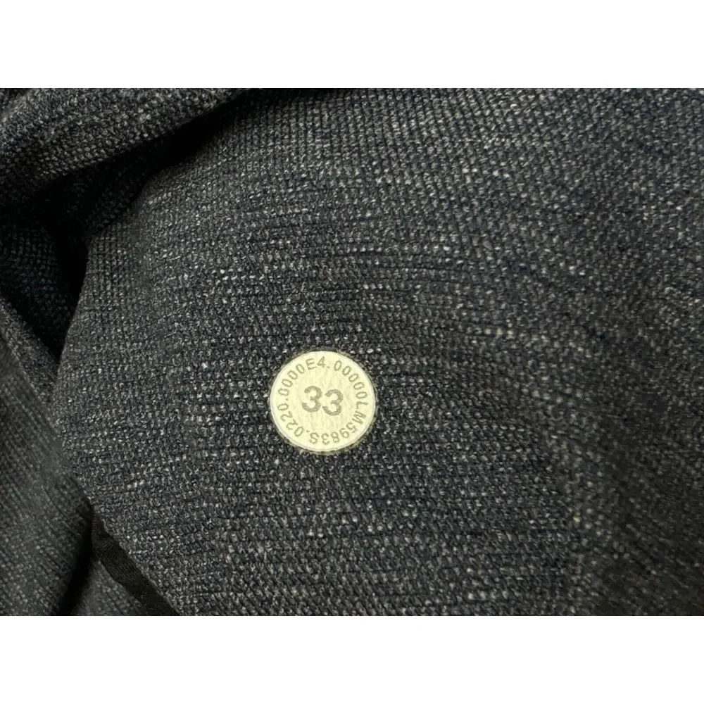 Lululemon ABC Pant Slim Tech Canvas Mens 33 EUC‎ Pockets Stretch Flat Front Blue